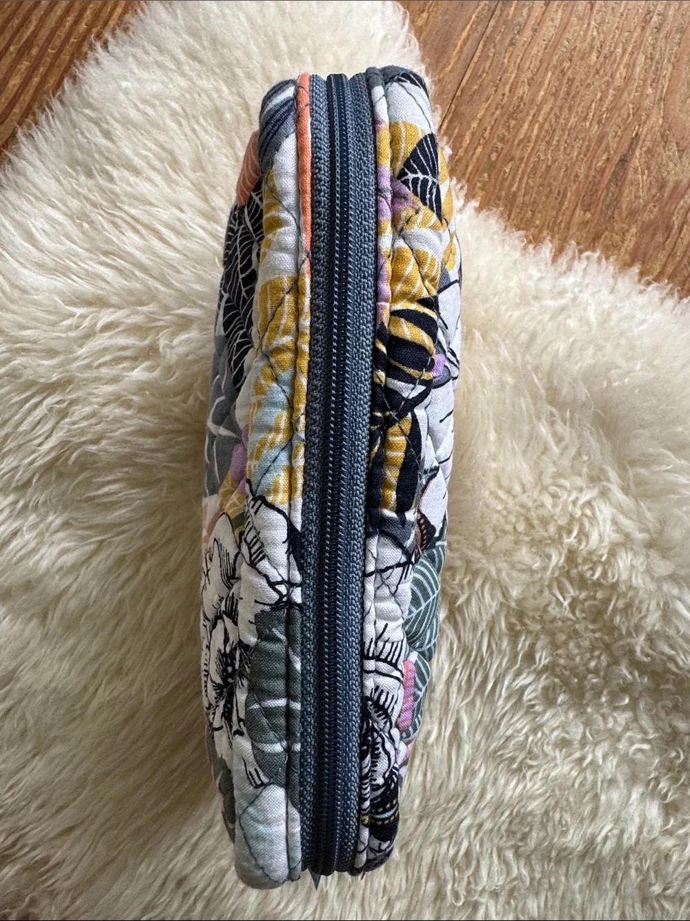 Vera Bradley Quilted Palm Floral Organizer Pouch